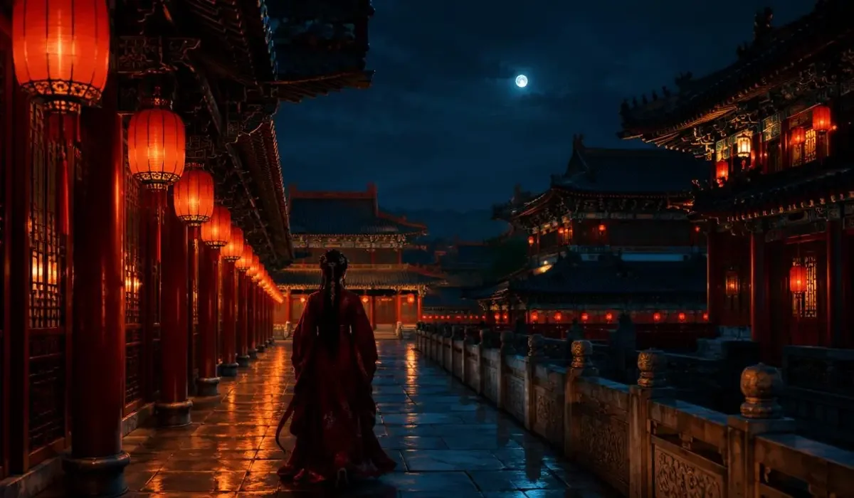 深夜宫灯专题封面，深宫里的灯，一盏比一盏藏得多
